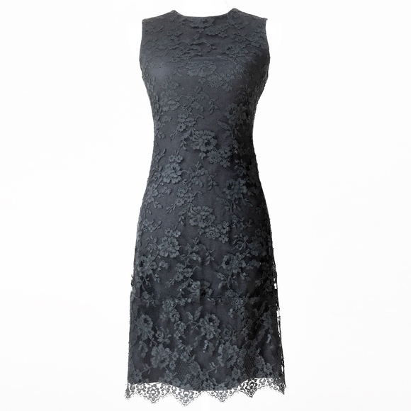 Theory Dresses & Skirts - THEORY vintage lace little black sheath dress s xs